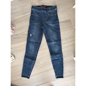 SPANX Medium Wash Ankle Skinny Jeans Size Small